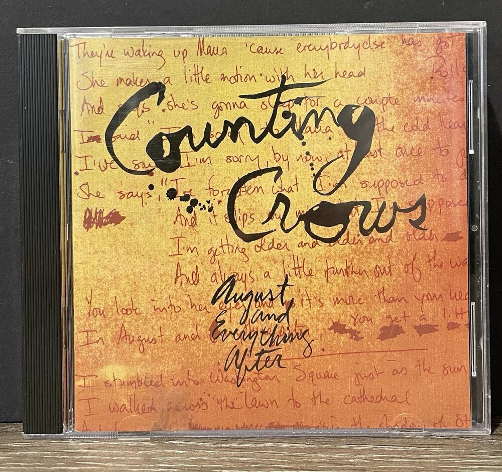 August and Everything After by Counting Crows (CD, Sep-1993, Geffen) Preowned